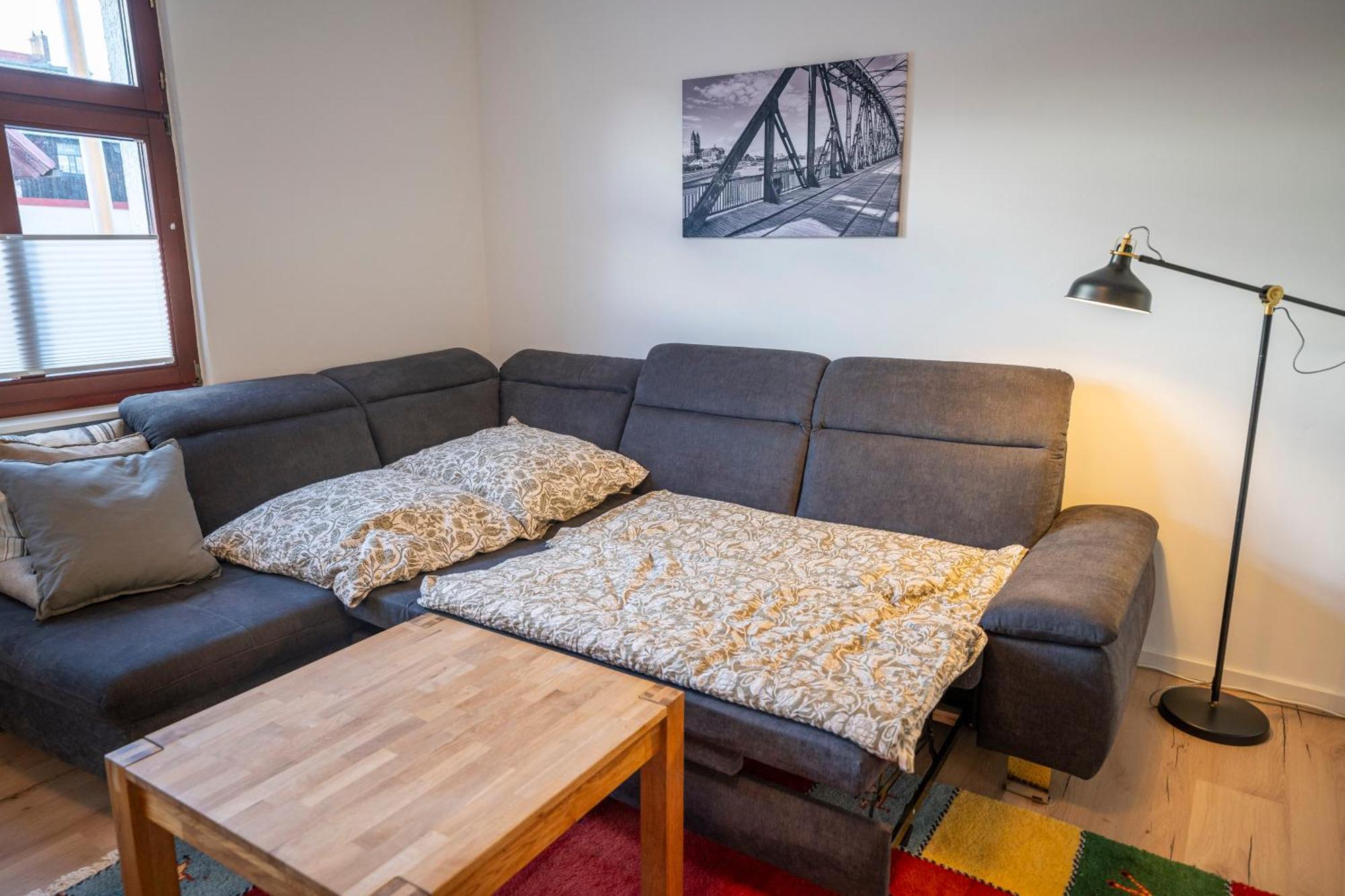 Appartement Haus Unterm Mammutbaum - Elberadweg à Magdebourg Extérieur photo